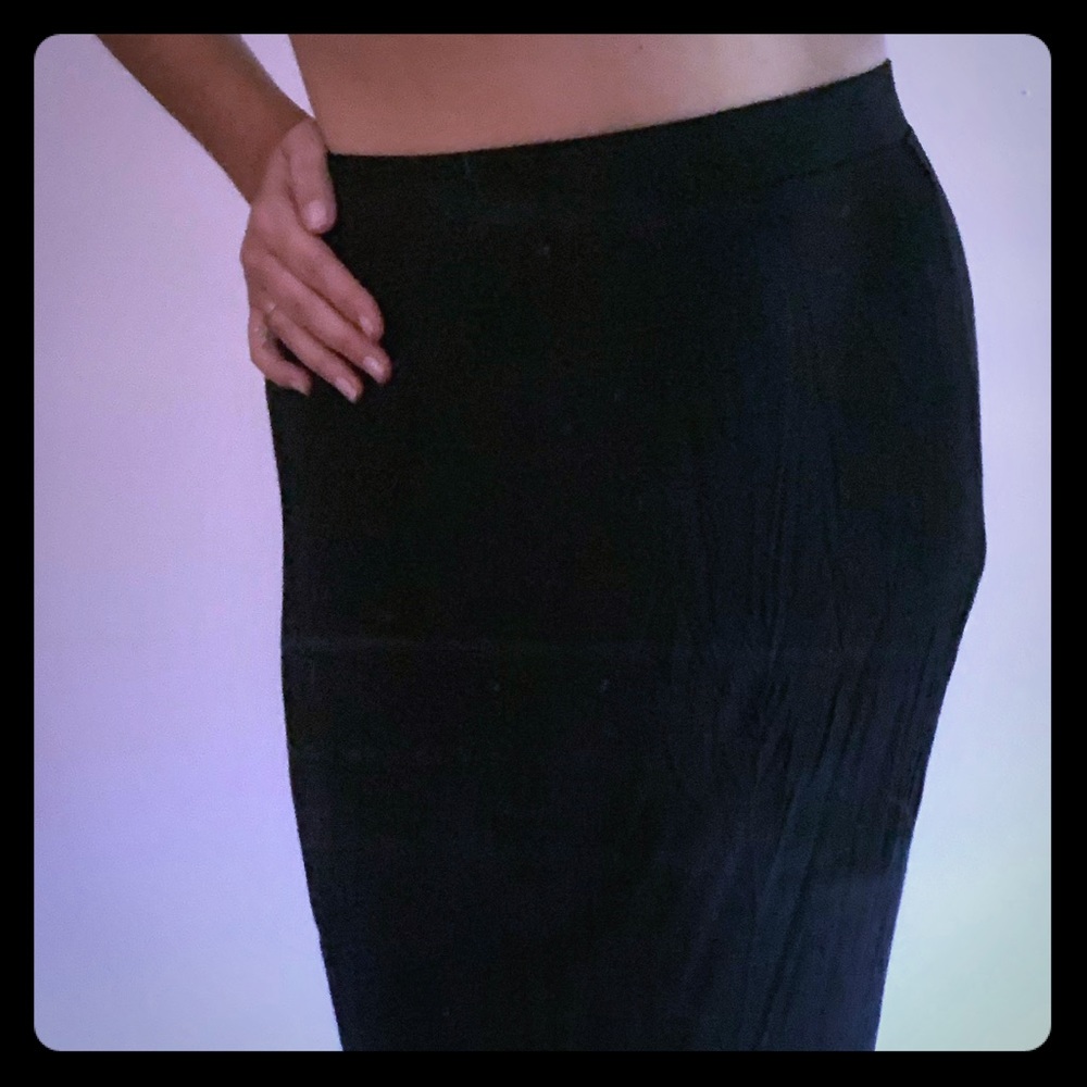 Ankle length black skirt. H & M